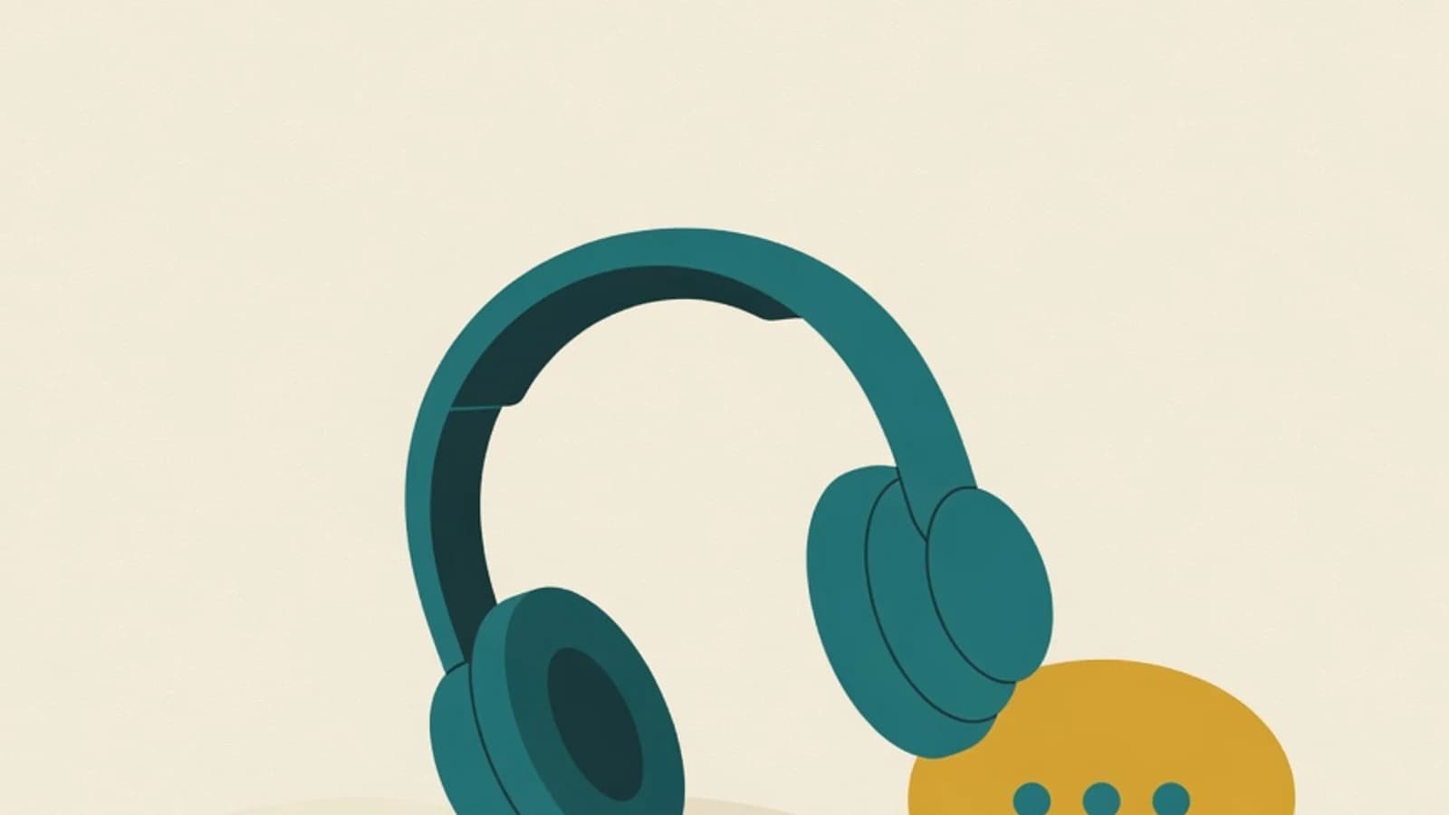 Flat illustration of the four IELTS skills: headphones for listening, an open book for reading, a pen on a document for writing, and a speech bubble for speaking, with an upward step chart